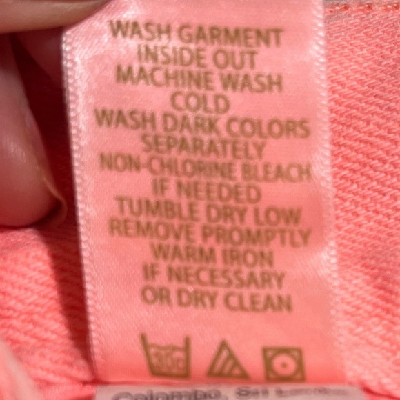 LILLY PULITZER Pink/Coral Worth Skinny Mini Zip Size 12 - Picture 12 of 16